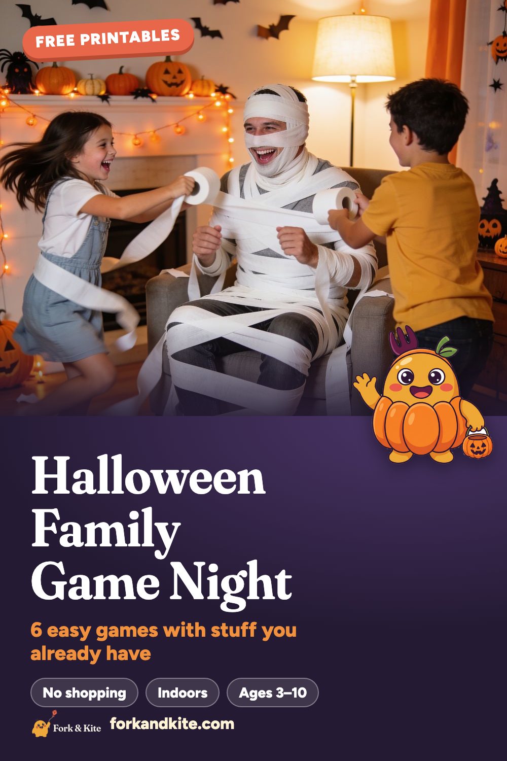 Halloween Family Game Night: 6 easy games, no shopping needed