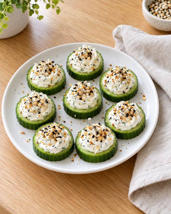 Cucumber Cream Cheese Bites, an easy after-school snack