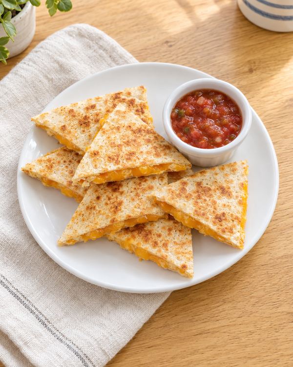 Quesadilla Triangles, an easy after-school snack