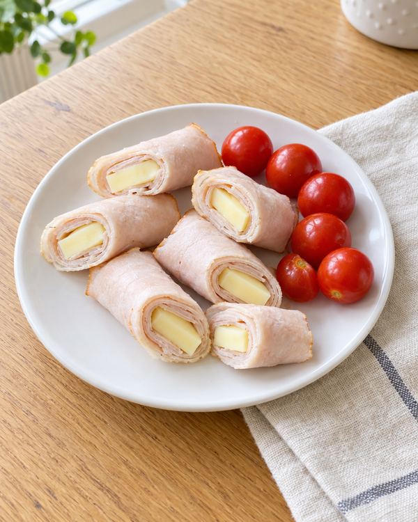Turkey & Cheese Roll-Ups, an easy after-school snack